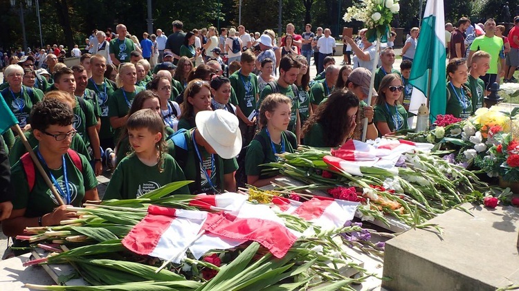 Pielgrzymi na Jasnej Górze