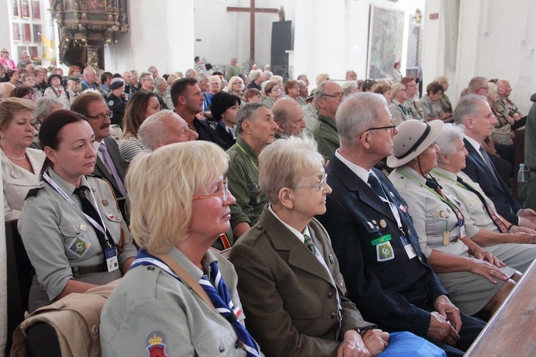 Zlot harcerski - Msza dla seniorów