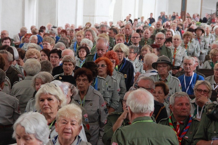 Zlot harcerski - Msza dla seniorów