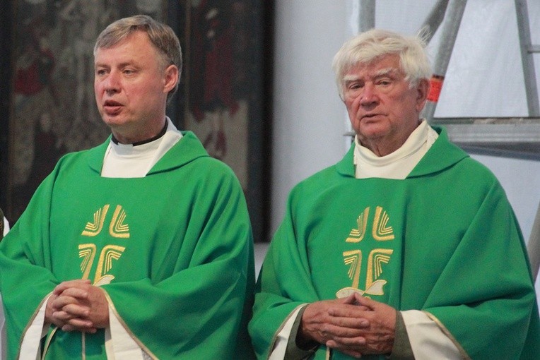 Zlot harcerski - Msza dla seniorów