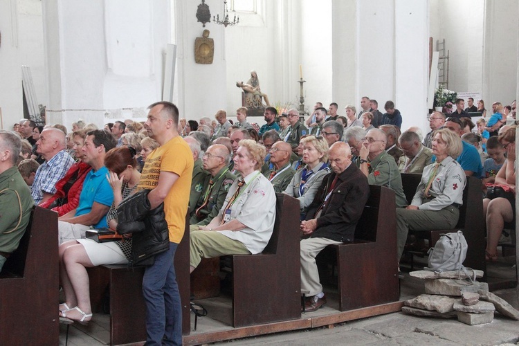 Zlot harcerski - Msza dla seniorów