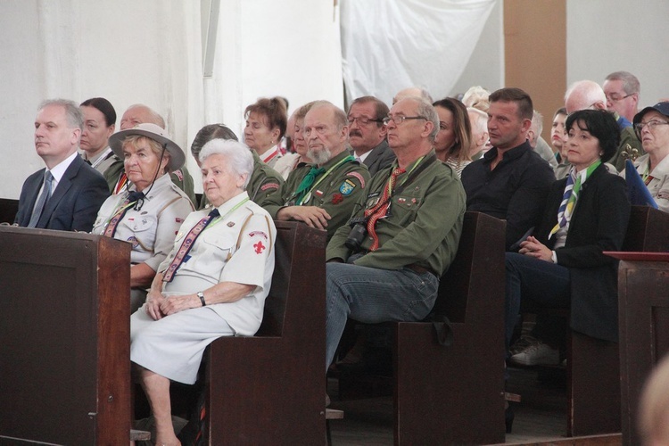 Zlot harcerski - Msza dla seniorów