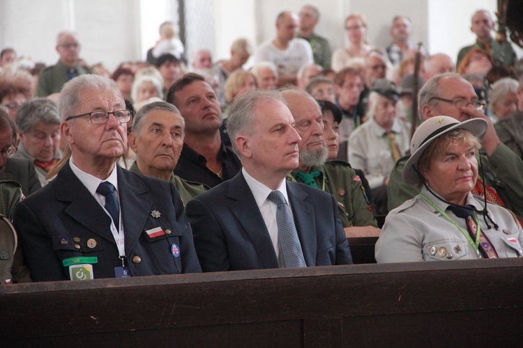 Zlot harcerski - Msza dla seniorów