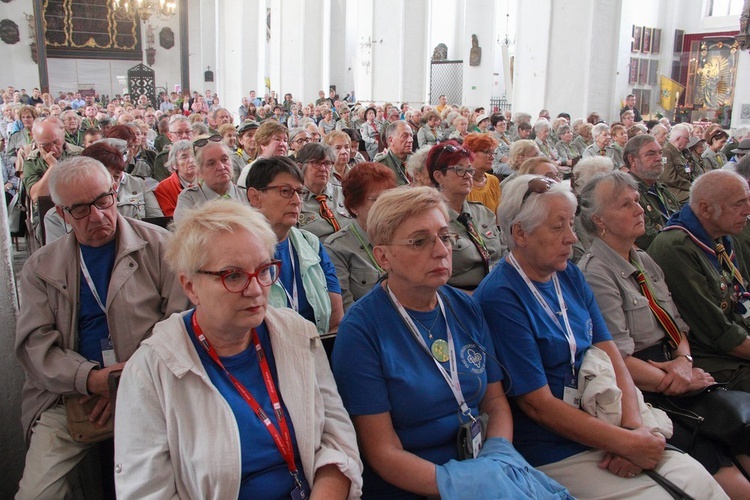 Zlot harcerski - Msza dla seniorów