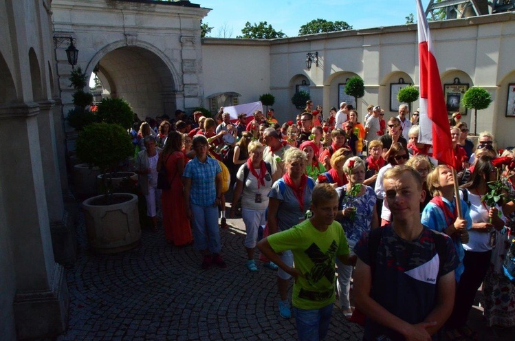 Pielgrzymi na Jasnej Górze