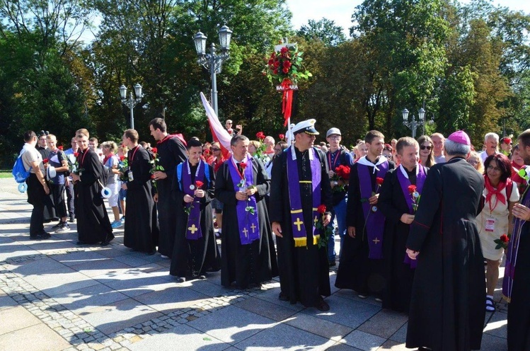 Pielgrzymi na Jasnej Górze