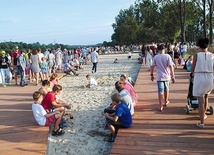 Spacery i zabawy na plaży nie miały końca.