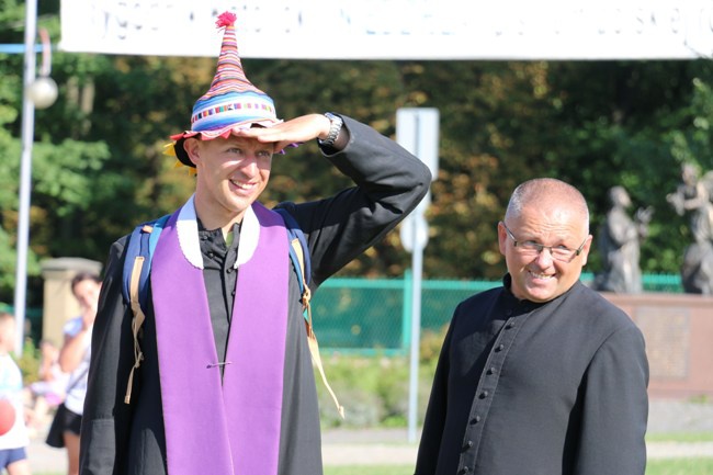 Wejście pielgrzymki radomskiej - jasnogórski szczyt i kaplica Cudownego Obrazu