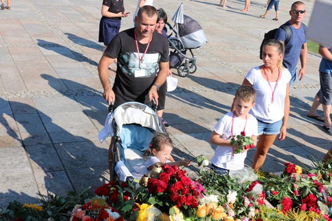 Wejście pielgrzymki radomskiej - jasnogórski szczyt i kaplica Cudownego Obrazu