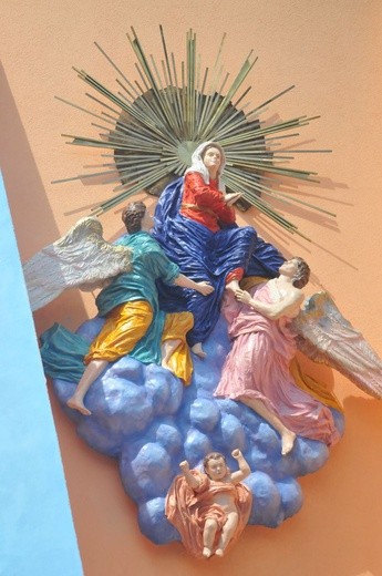 Poświęcenie figury MB w Zagórzu