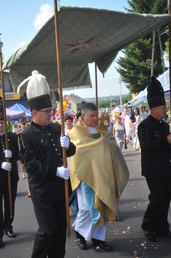 Poświęcenie figury MB w Zagórzu