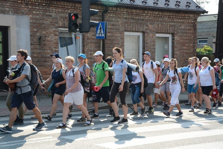 Kilkanaście kilometrów przed Jasną Górą