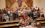 Rodziny z archidiecezji lubelskiej uczestniczące w rekolekcjach biblijnych