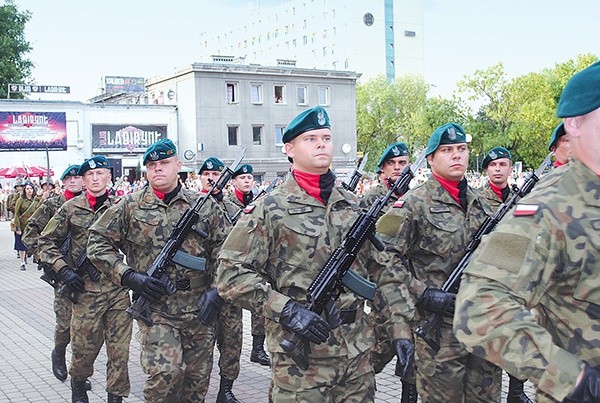 ▲	Żołnierze tczewskiego batalionu saperów z garnizonu Nisko.