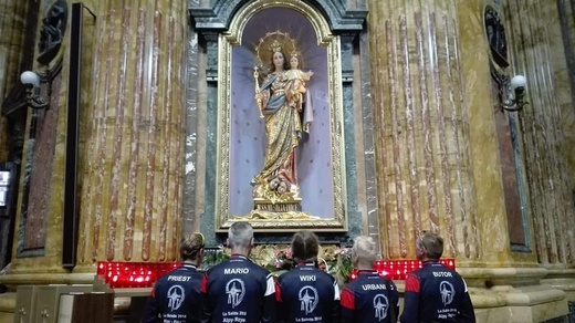 Powrót rowerzystów RW z La Salette i Rzymu