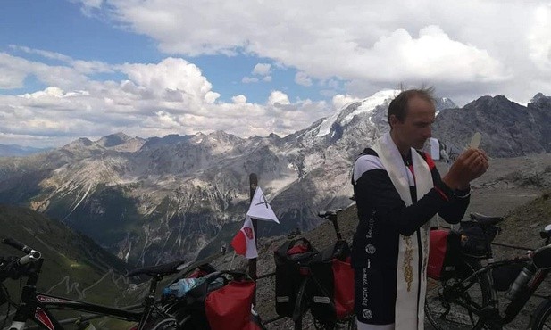 Msza św. w Alpach
