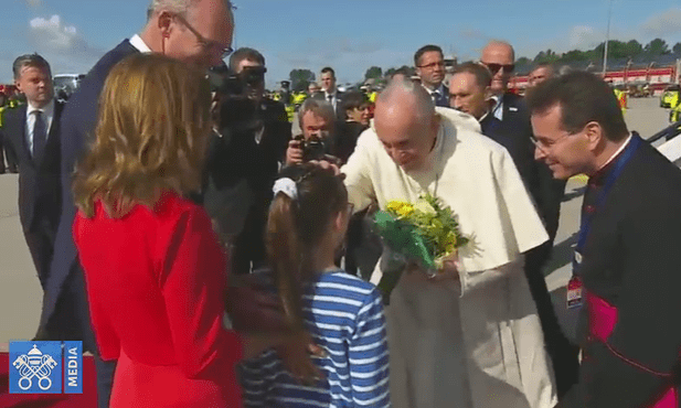 Franciszek już w Dublinie