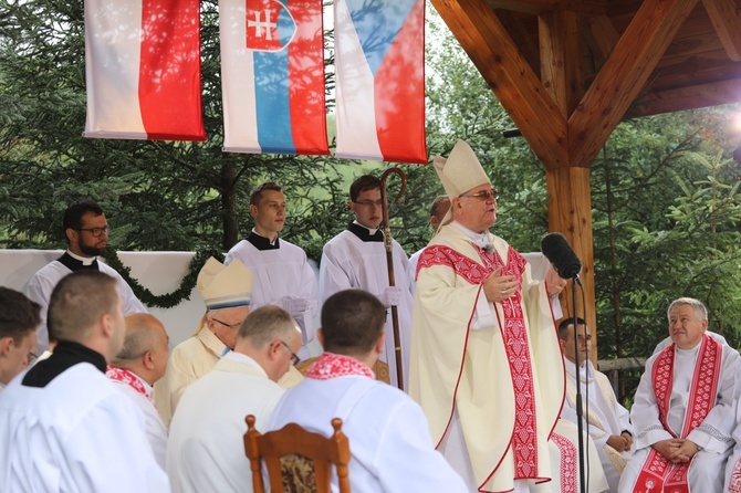 10. modlitwa trzech narodów na Trójstyku w Jaworzynce-Trzycatku - 2018