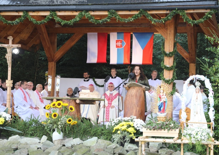 10. modlitwa trzech narodów na Trójstyku w Jaworzynce-Trzycatku - 2018