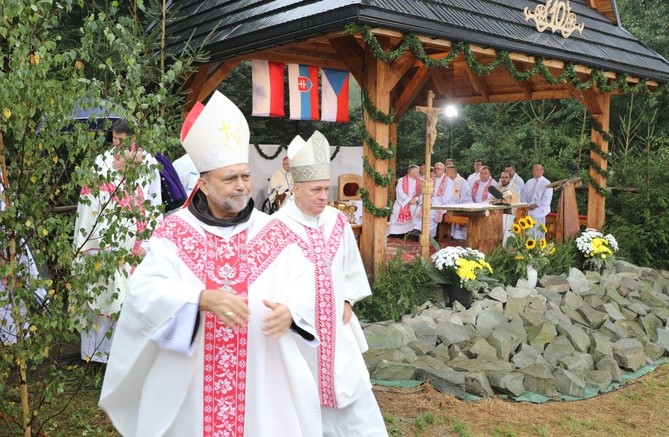 10. modlitwa trzech narodów na Trójstyku w Jaworzynce-Trzycatku - 2018