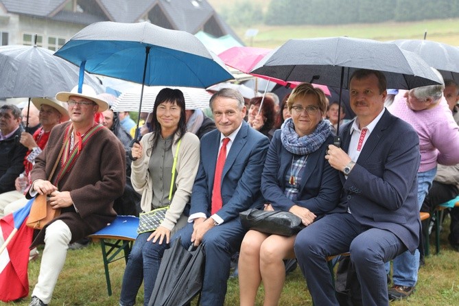 10. modlitwa trzech narodów na Trójstyku w Jaworzynce-Trzycatku - 2018