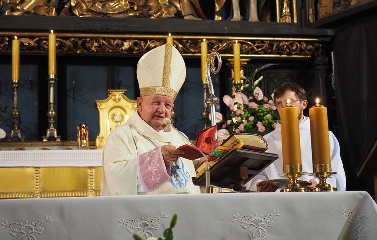 Wygląda z bazyliki i czuwa nad Krakowem