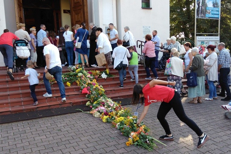 Powrót pielgrzymów do Głowna