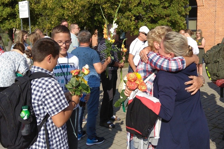 Powrót pielgrzymów do Głowna