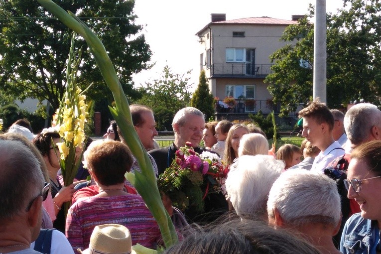 Powrót pielgrzymów do Głowna