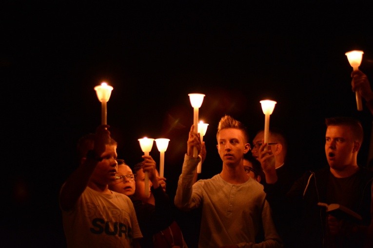 Ministranci i lektorzy na Górze św. Anny