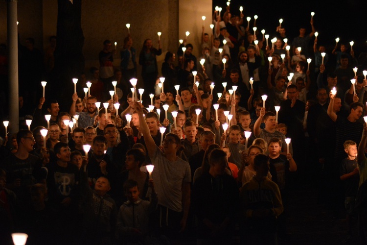 Ministranci i lektorzy na Górze św. Anny