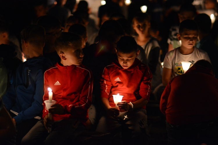 Ministranci i lektorzy na Górze św. Anny