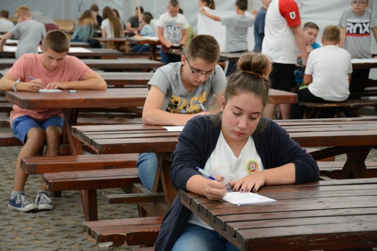 Ministranci i lektorzy na Górze św. Anny