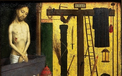 Simon MarmionMsza świętego Grzegorza olej i złoto na desce, ok. 1460–1465Galeria Sztuki Ontario, Toronto