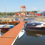 Widok z mariny – przystani turystycznej na gliwicki port.