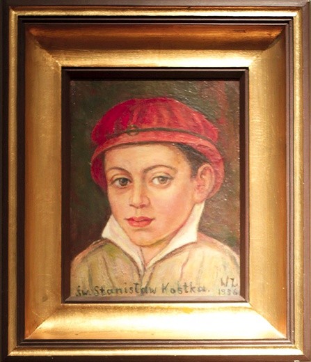 Kopia jednego z pierwszych portretów świętego Stanisława Kostki 
