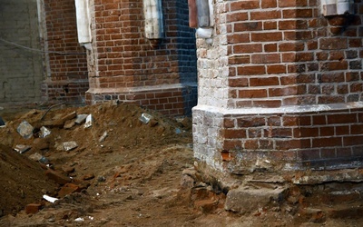 Remont katedry w Koszalinie