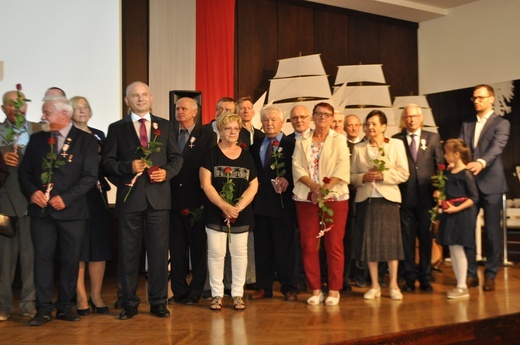 Odznaczeni bohaterowie "Solidarności"