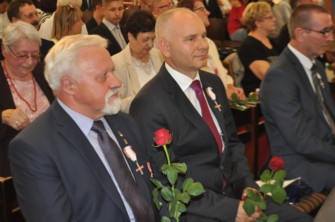 Odznaczeni bohaterowie "Solidarności"