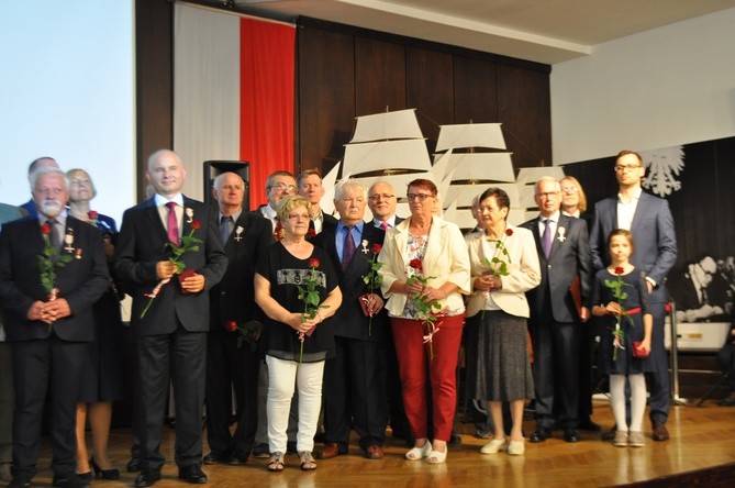 Odznaczeni bohaterowie "Solidarności"