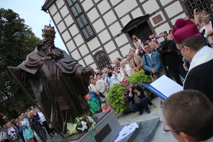 Poświęcenie pomnika patrona Zielonej Góry