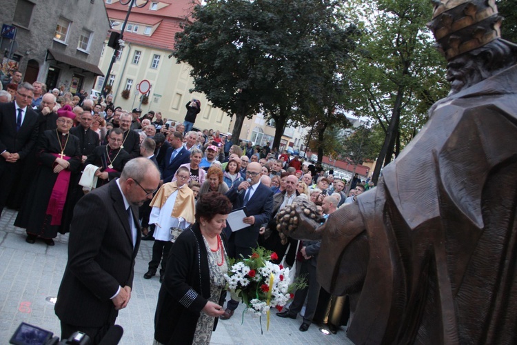 Poświęcenie pomnika patrona Zielonej Góry