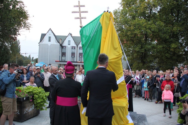 Poświęcenie pomnika patrona Zielonej Góry