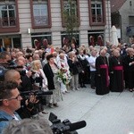 Poświęcenie pomnika patrona Zielonej Góry