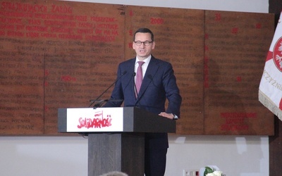 Morawiecki: "Solidarności" nas coraz bardziej jednoczy