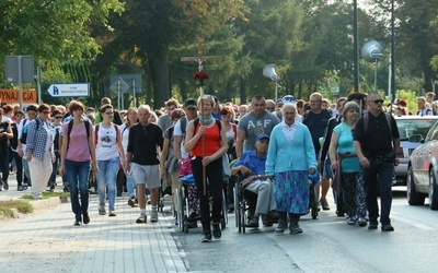 Od wczesnego rana pielgrzymi są w drodze do Wąwolnicy