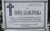 Pogrzeb śp. Zofii Szablewskiej 