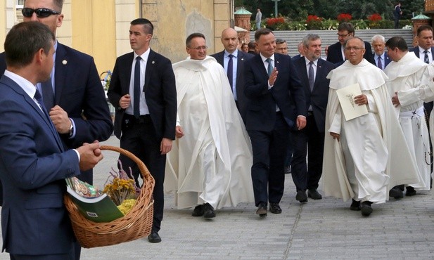 Prezydent wziął udział w Dożynkach Jasnogórskich