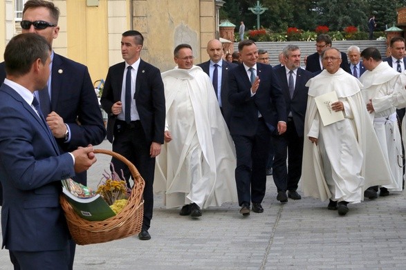 Prezydent wziął udział w Dożynkach Jasnogórskich