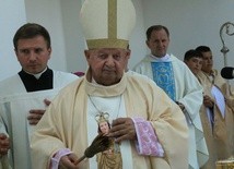 Kard. Stanisław Dziwisz na uroczystościach w Wąwolnicy